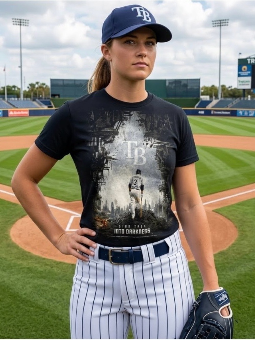 🏈Gildan Woman’s Tampa Bay Rays Longoria T-shirt Size M